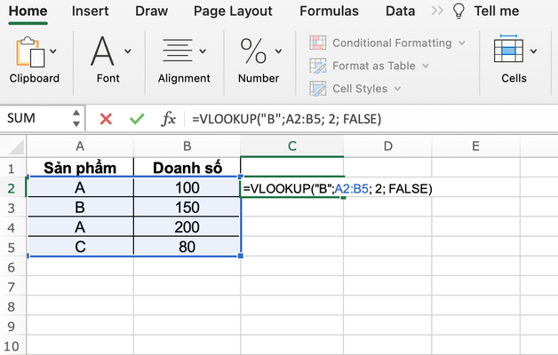 Hàm VLOOKUP