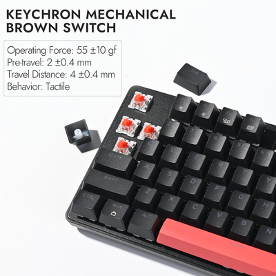 Lemokey X1 Red Blacklight sở hữu bộ switch cao cấp