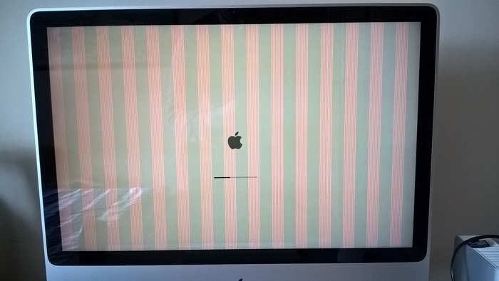 Lỗi màn hình Mac bị sọc