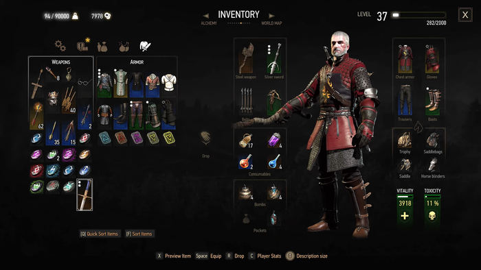 Mỗi món đồ trong RPG đều ảnh hưởng trực tiếp đến lối chơi
