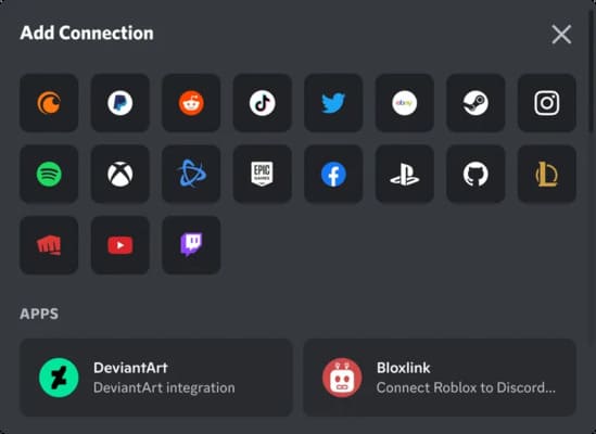 Một số ứng dụng mà Discord hỗ trợ tính năng Linked Roles