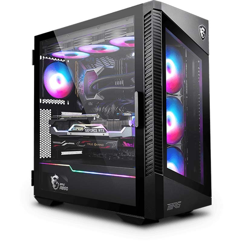 msi mpg velox 100r 02 MSI MPG VELOX 100R Tempered Glass - Mid Tower Case