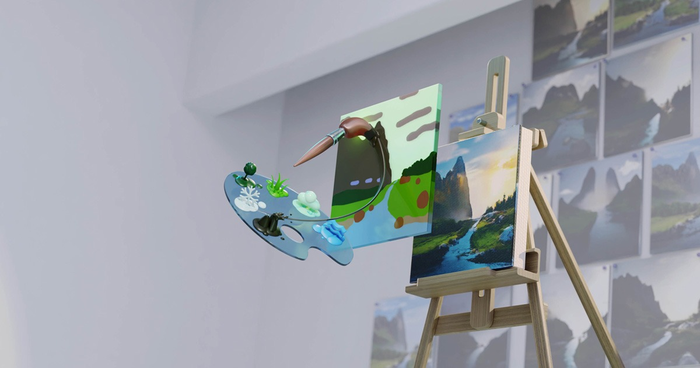 NVIDIA Canvas hỗ trợ sáng tạo tranh chỉ trong vài thao tác