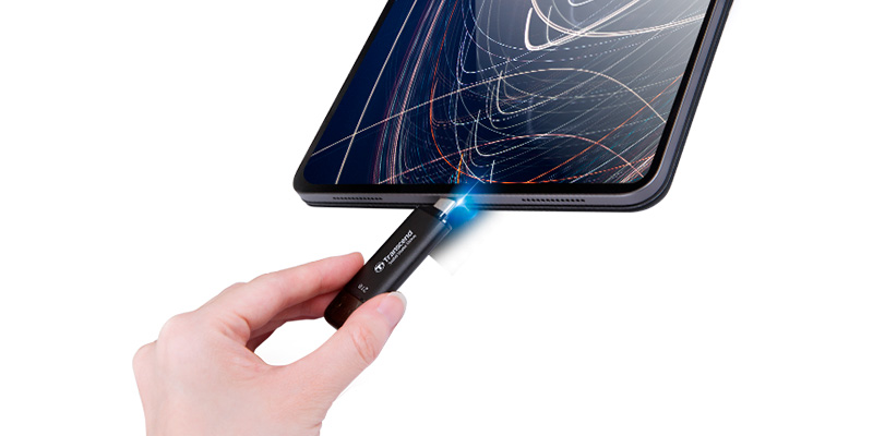 Ổ cứng di động Portable SSD 128GB Transcend ESD310C Màu Đen