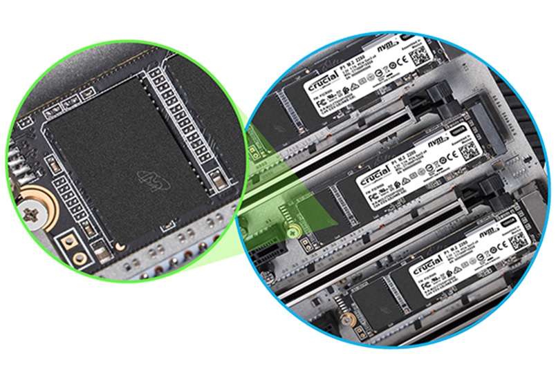 Ổ cứng SSD NVME Crucial P1 500GB 1TB 3D-NAND M.2 PCIe Gen3 x4 7 p1 01