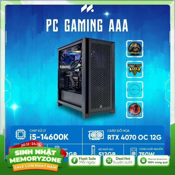 PC GAMING-AAA I5-4070