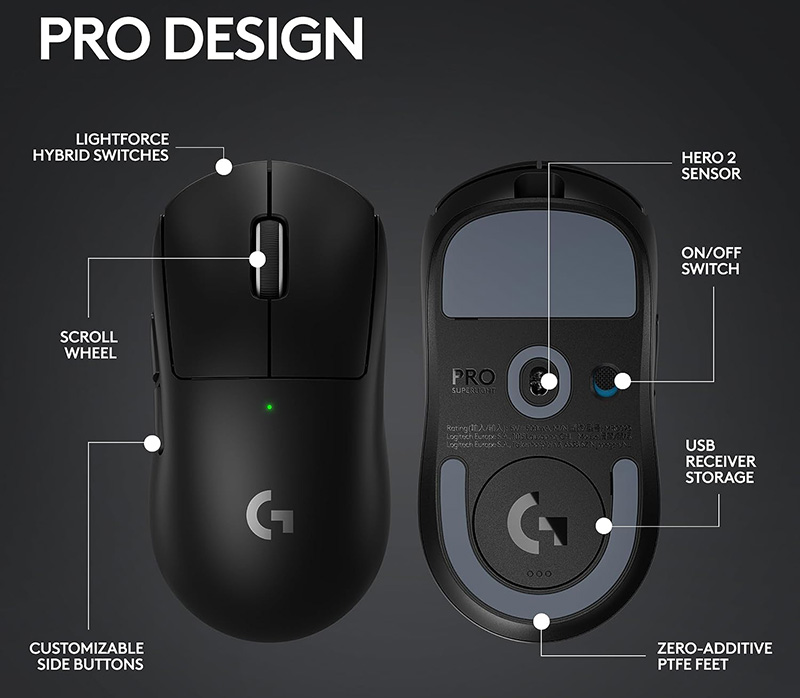 Logitech G Pro X Superlight 2 White