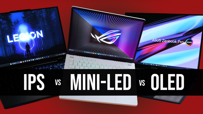 Tấm nền laptop gồm nhiều loại khác nhau