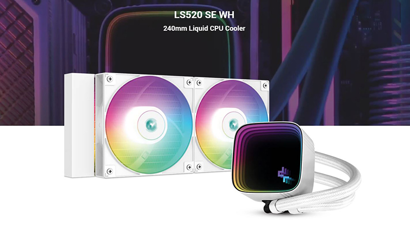 Tản nhiệt nước AIO Deepcool LS520 SE WH A-RGB R-LS520-WHAMMM-G-1