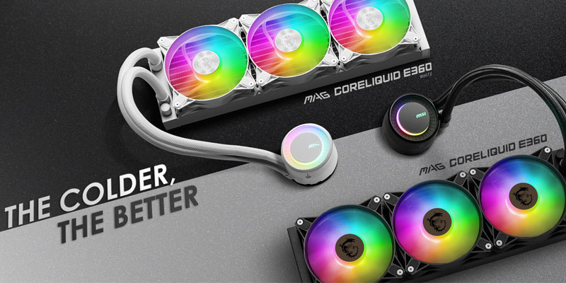 tan nhiet nuoc aio msi mag coreliquid e360 mag coreliquid e360 4 nd MSI MAG CORELIQUID E360 - 360 AIO Liquid Cooler
