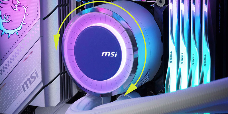 tan nhiet nuoc aio msi mag coreliquid e360 white mag coreliquid e360 white 1 nd MSI MAG CORELIQUID E360 - 360 AIO Liquid Cooler
