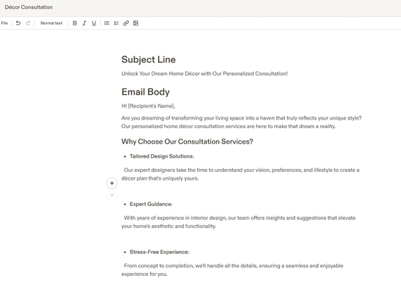 Tạo email marketing với Jasper AI