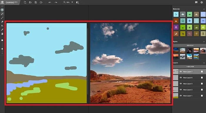 NVIDIA Canvas AI