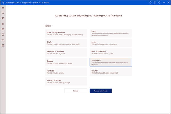 Test bàn phím laptop chính xác với Microsoft Keyboard Diagnostics