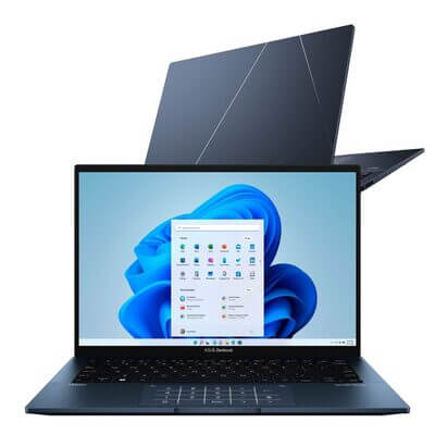 Laptop Asus Zenbook khá nhẹ và có thể dễ dàng di chuyển