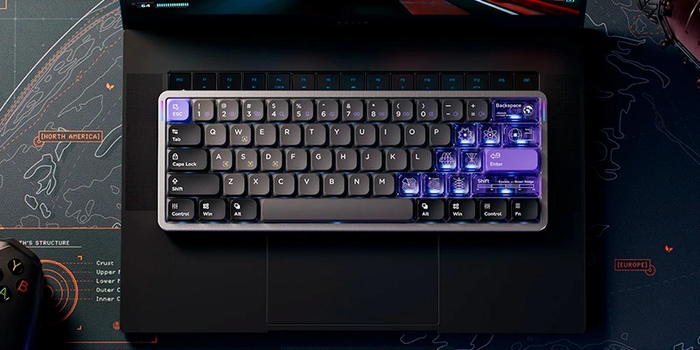 Thiết kế nhỏ gọn của layout 60%