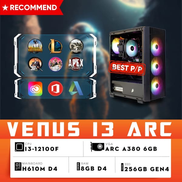 Thùng PC PC ST-VENUS i3 ARC