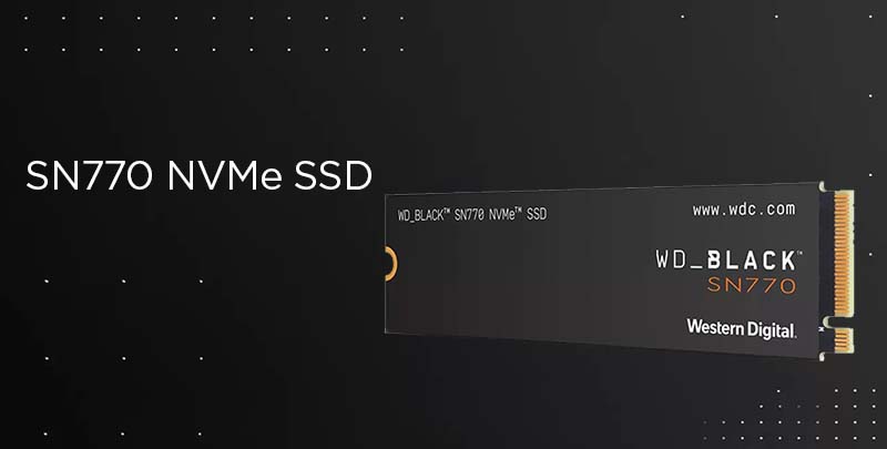 SSD WD Black SN770 PCIe Gen4 x4 NVMe M.2 500GB WDS500G3X0E