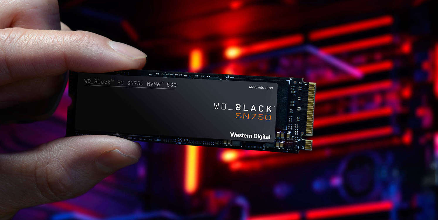 SSD M2 PCIe 2280 WD Black SN750 NVMe - 1TB