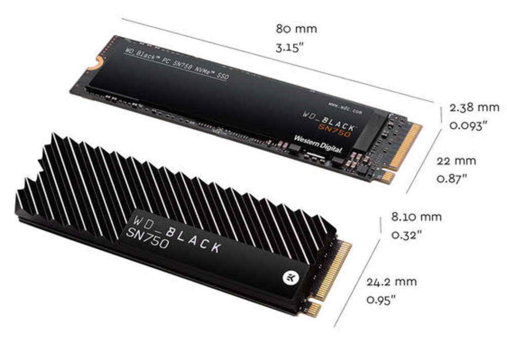 Western Digital SN750 disque SSD M.2 250 Go PCI Express 3   (WDS250G3X0C). Open iT - Informatique et Haute technologie