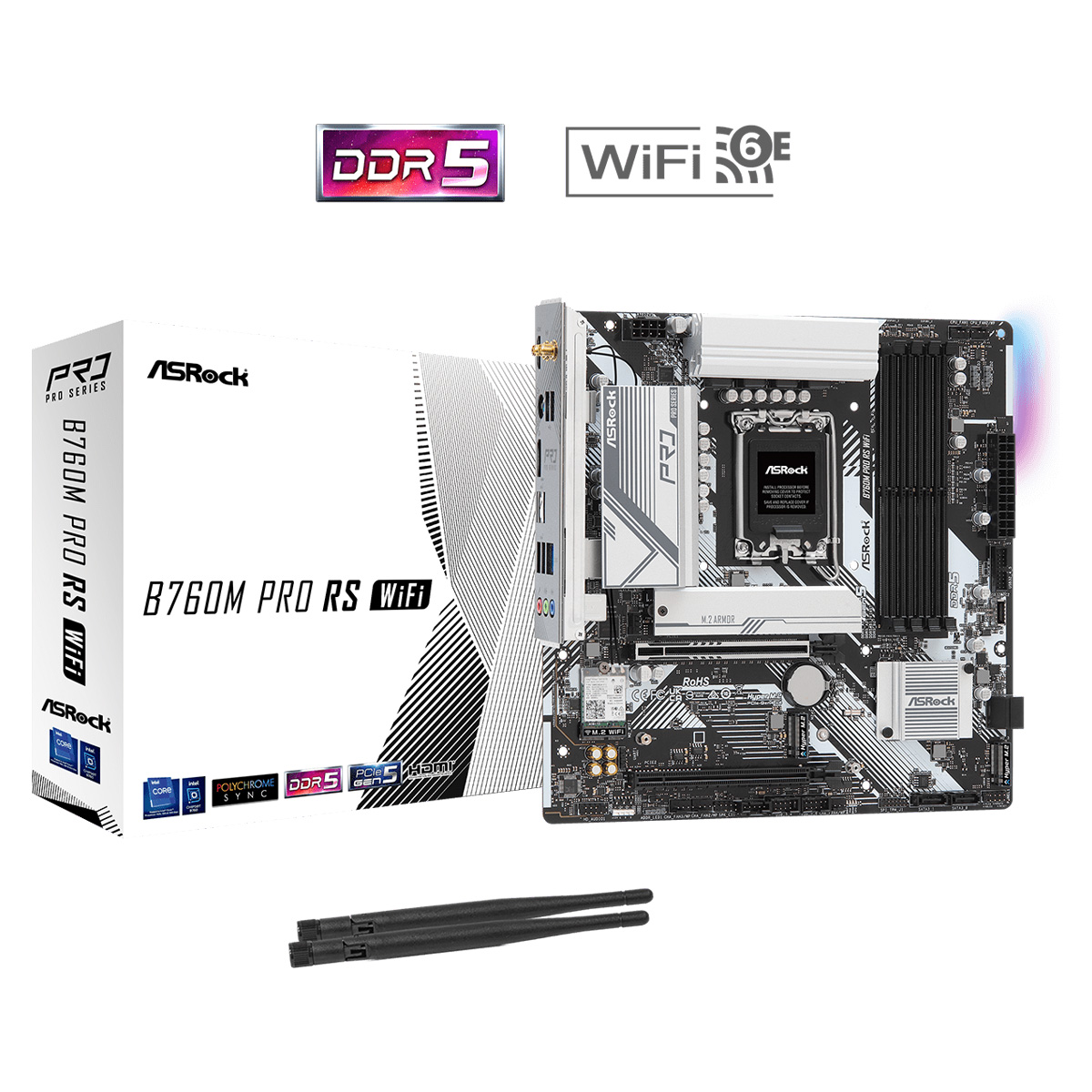 Mainboard ASRock B760M Pro RS WIFI DDR5