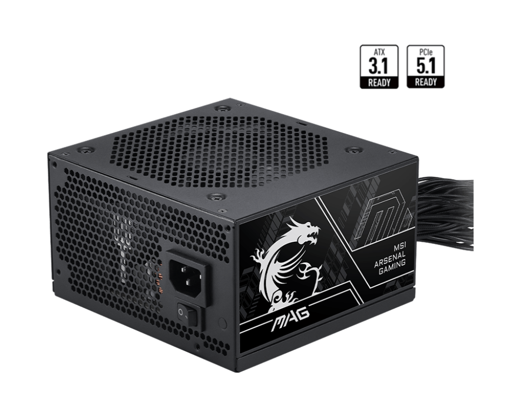 Nguồn máy tính MSI MAG A750BN PCIE5 III 750W 80 Plus Bronze MAG-A750BN-PCIE5-III