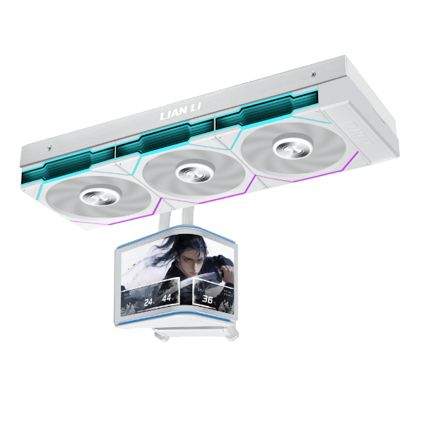 Tản nhiệt nước AIO Lian Li HydroShift II OLED Curved 360TL WHITE