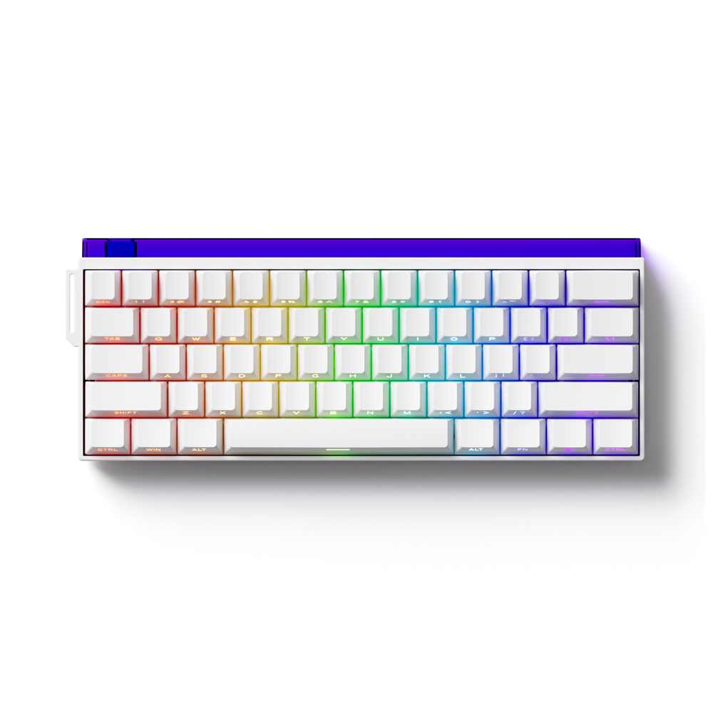 Bàn phím cơ AKKO Veekos Shine60 HE SP White Rapid Trigger (Magnetic Sw)