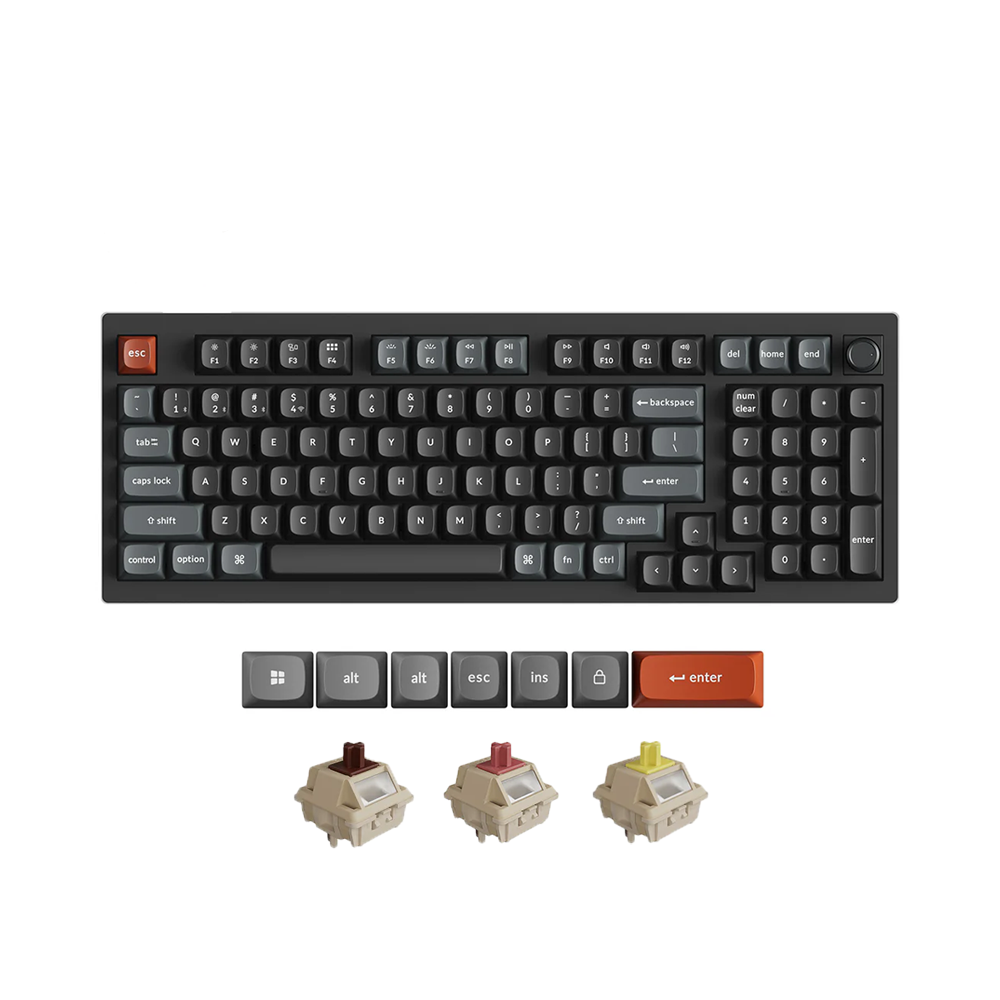 Bàn phím cơ không dây Keychron V5 Ultra 8K ZMK RGB Hotswap (Keychron Sw)