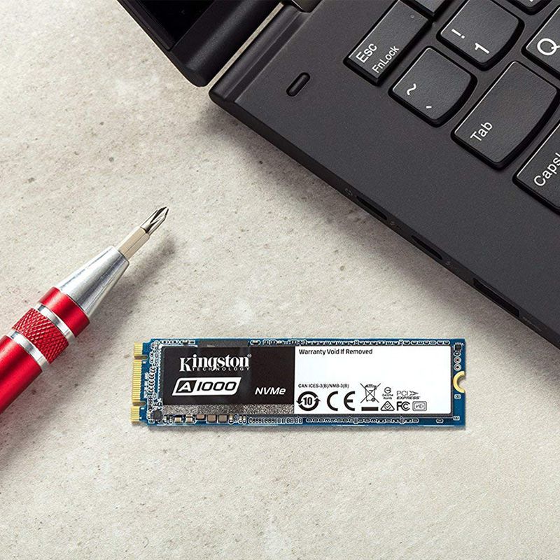 SSD Kingston A1000 PCIe Gen3 X2 NVMe M 2 480GB SA1000M8 480G ssd-kingston-a1000-pcie-gen3-x2-nvme-m-2-480gb-sa1000m8-480g