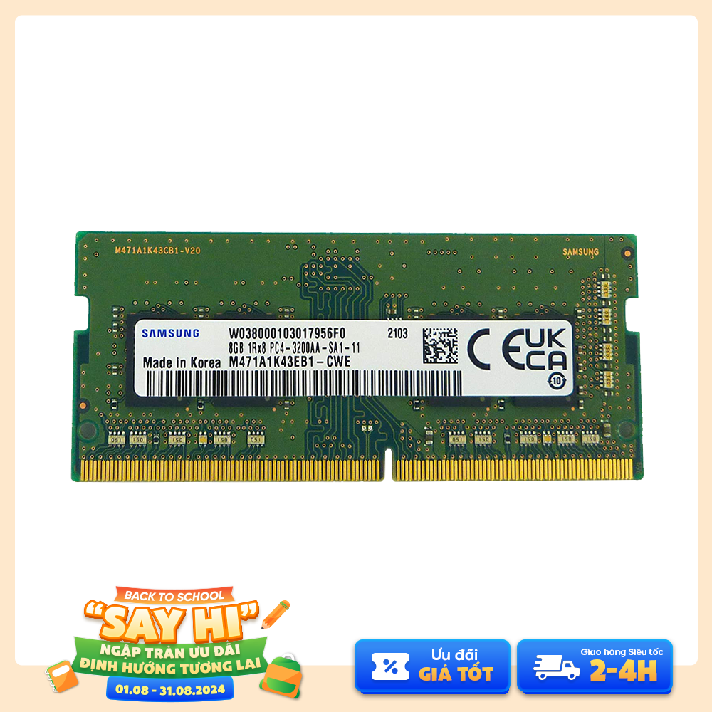 Ram Laptop Samsung DDR4 8GB 3200MHz 1.2v M471A1K43EB1-CWE