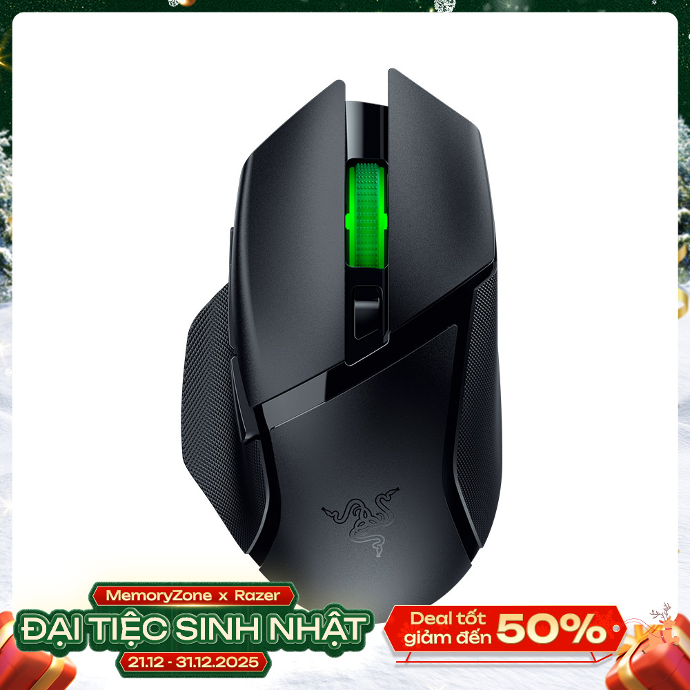 Chuột Gaming không dây Razer Basilisk V3 X HyperSpeed RZ01-04870100-R3A1