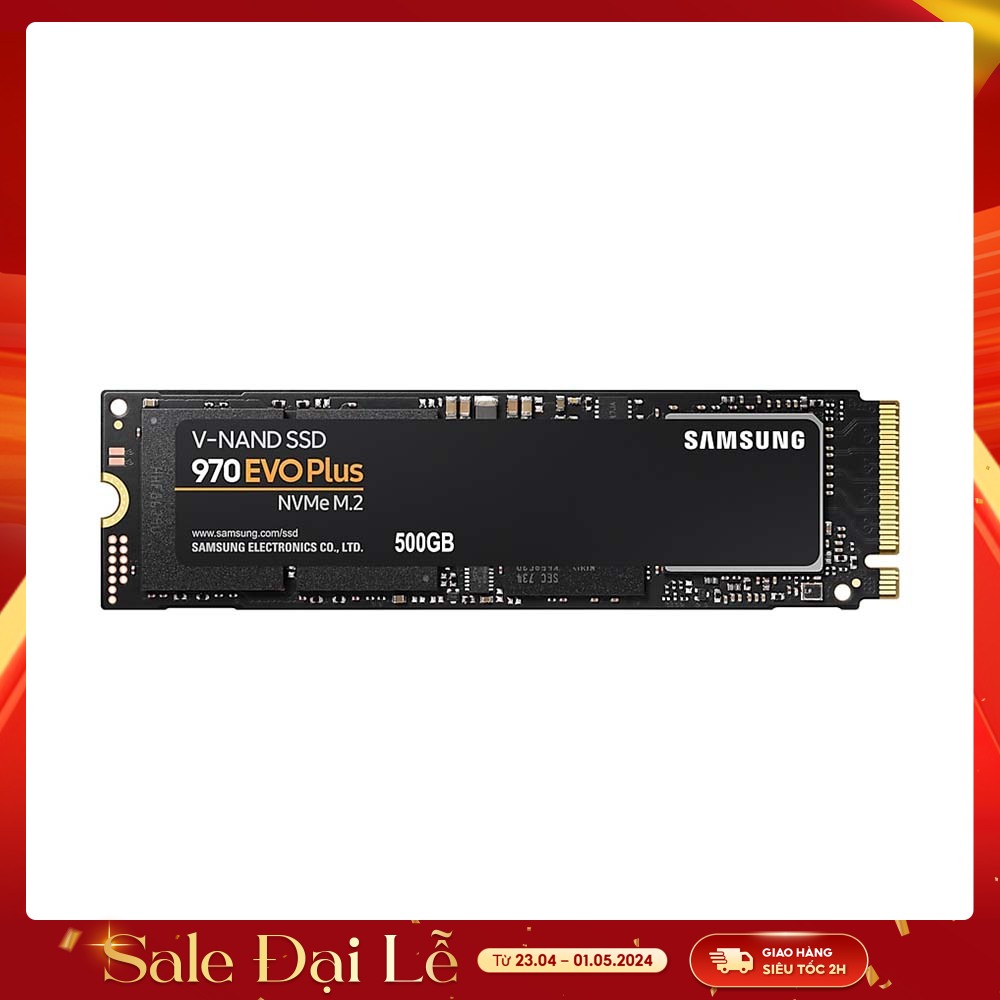 SSD Samsung 970 EVO Plus 500GB PCIe NVMe V-NAND M.2 2280 MZ-V7S500BW