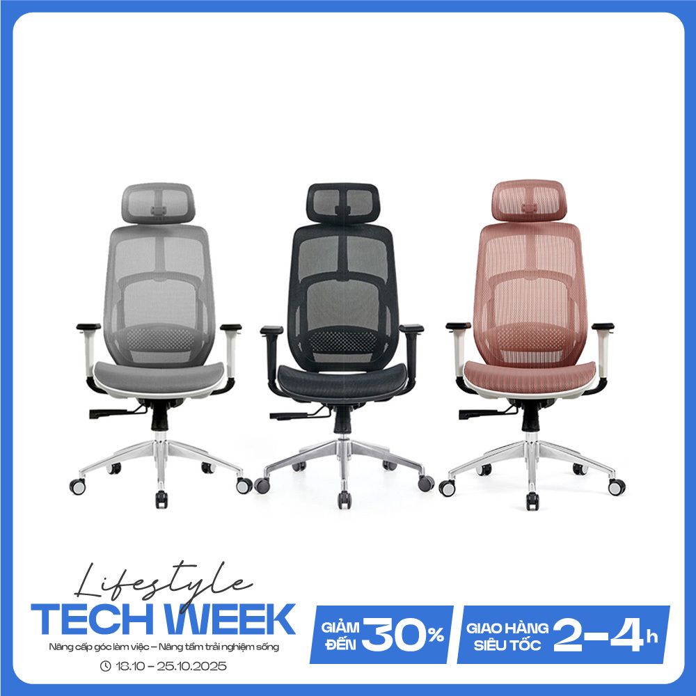 Ghế công thái học HyperWork Airy