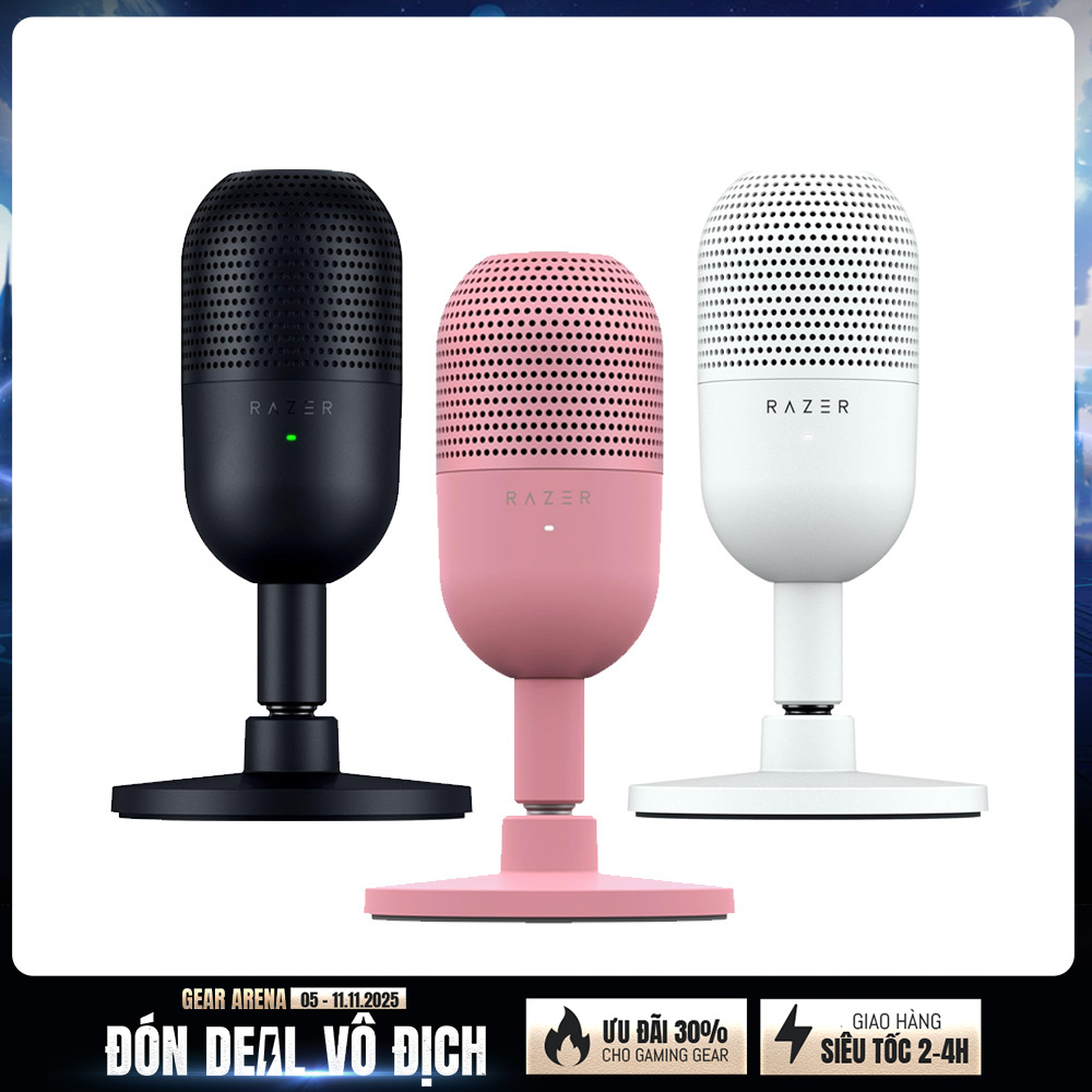 Thiết bị Stream Microphone Razer Seiren Mini V3