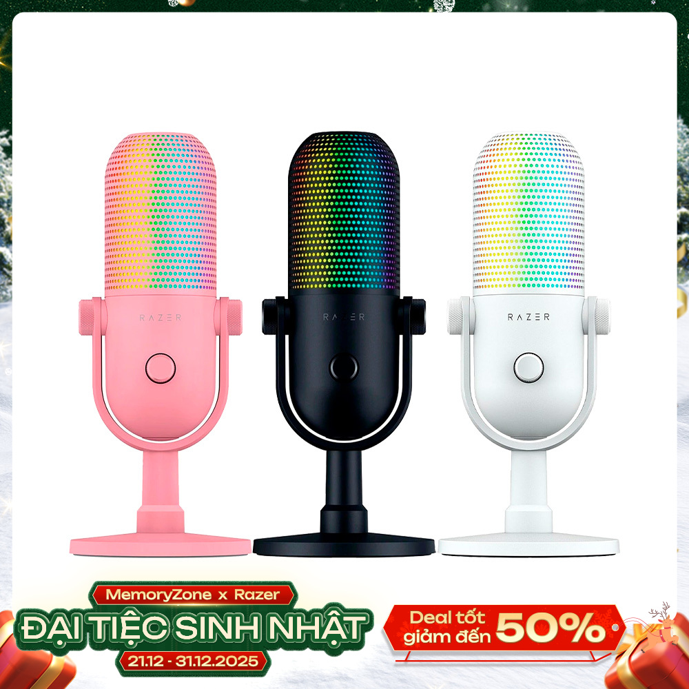 Thiết bị Stream Microphone Razer Seiren V3 Chroma