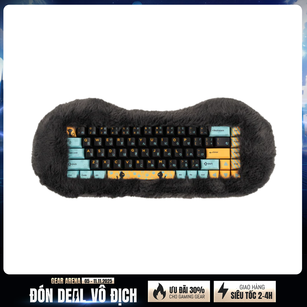 Bàn phím cơ không dây Dry Studio PetBrick 65 Odd Eye RGB Hotswap (Dry Studio Sw)