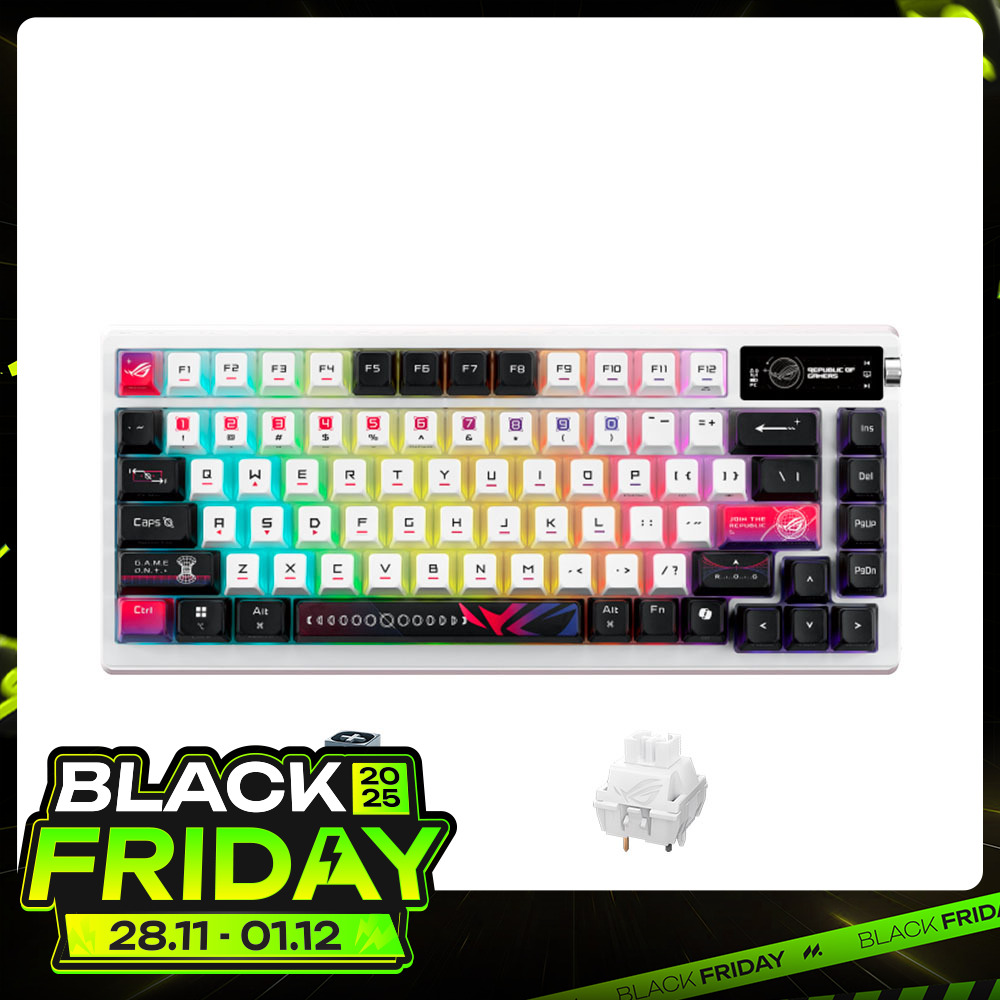 Bàn phím cơ không dây ASUS ROG AZOTH X (ROG NX V2 Sw)