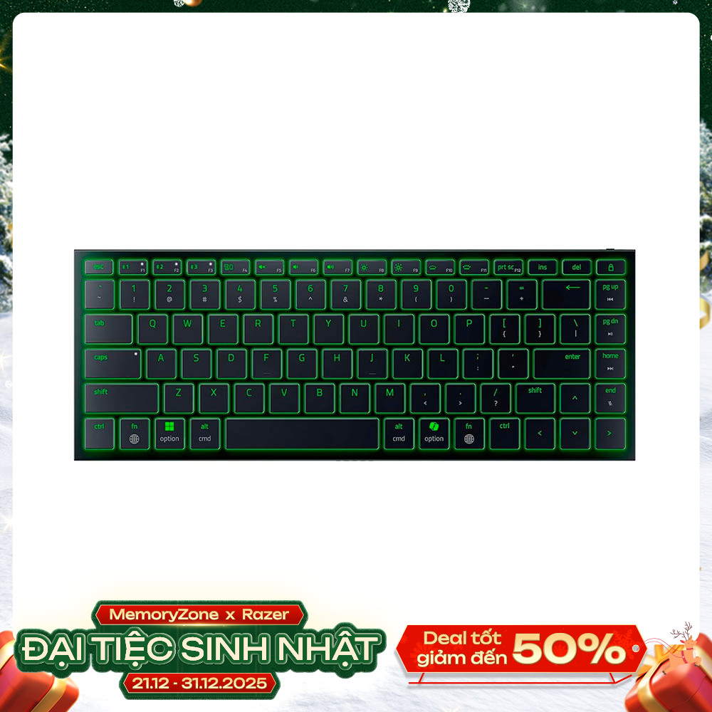 Bàn phím không dây Razer Joro Hyper Thin Multi Device (Ultra Low-Profile Sw) RZ03-02360100-R3M1