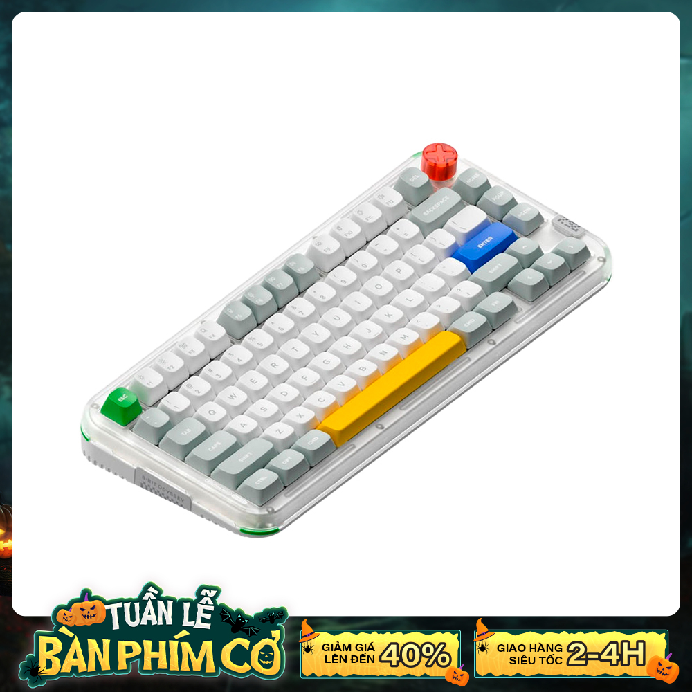 Bàn phím cơ không dây NuPhy Kick75 Hybrid High Profile RGB Hotswap (Nuphy Sw)