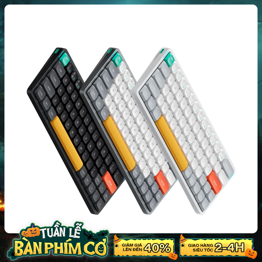 Bàn phím cơ không dây Nuphy Air60 V2 RGB Hotswap (Nuphy Sw)