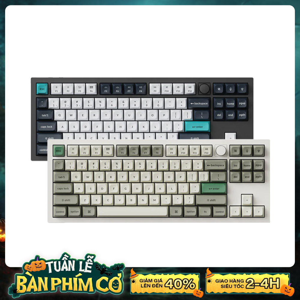 Bàn phím cơ không dây Keychron Q3 Max RGB Hotswap (Gateron Sw)