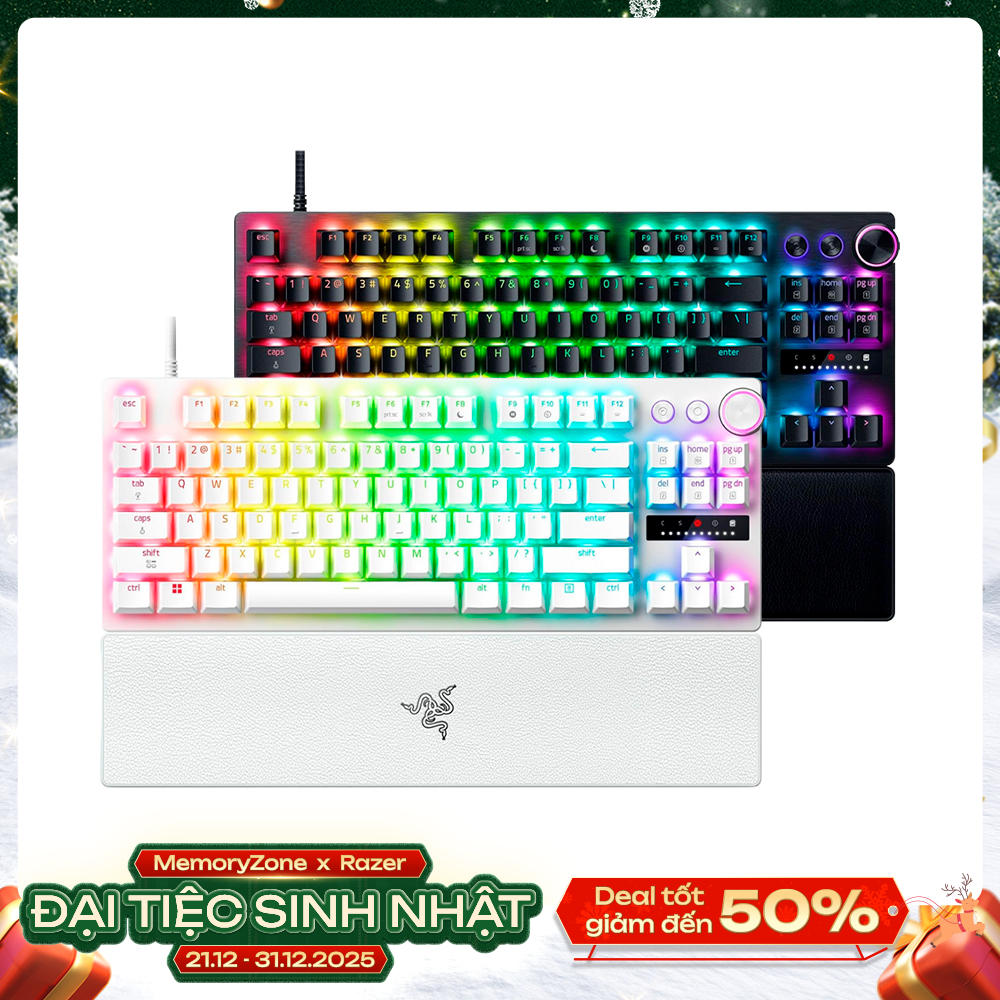 Bàn phím cơ Razer Huntsman V3 Pro Tenkeyless 8KHz Analog Optical