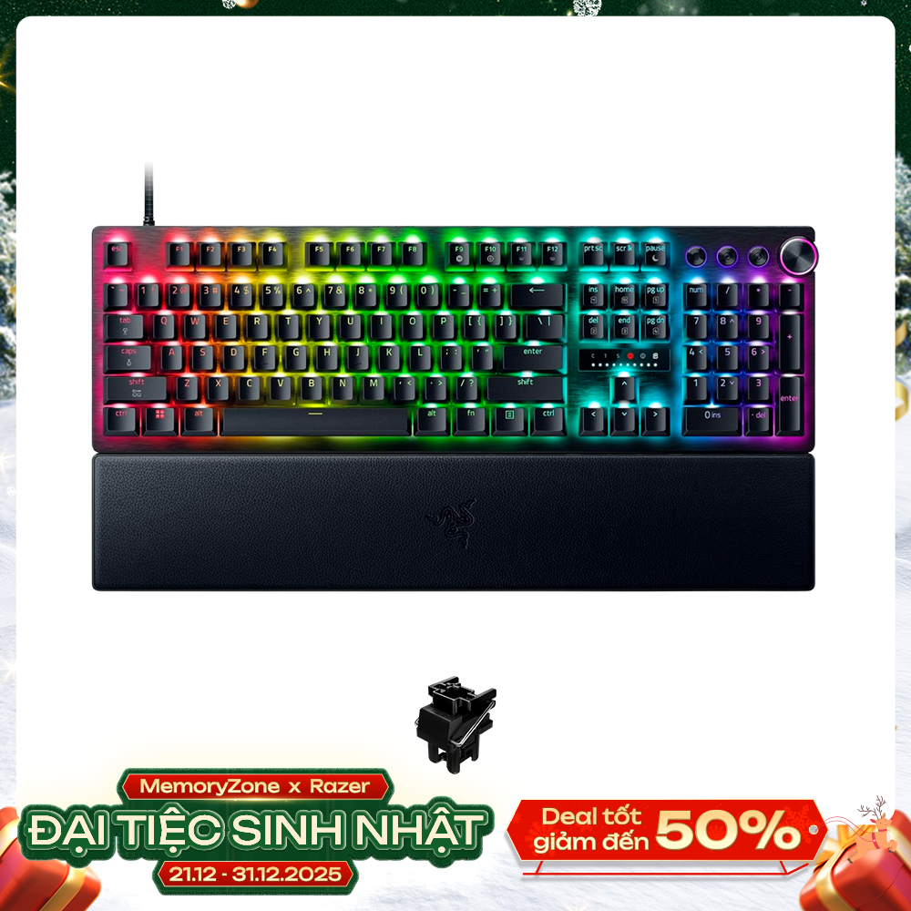 Bàn phím cơ Razer Huntsman V3 Pro 8KHz Analog Optical RZ03-05530100-R3M1