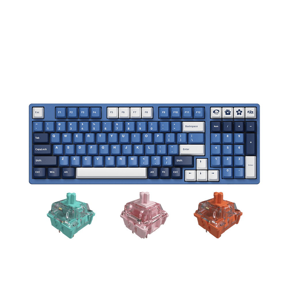 Bàn phím cơ AKKO 3098 DS Ocean Star (Akko Sw V2)