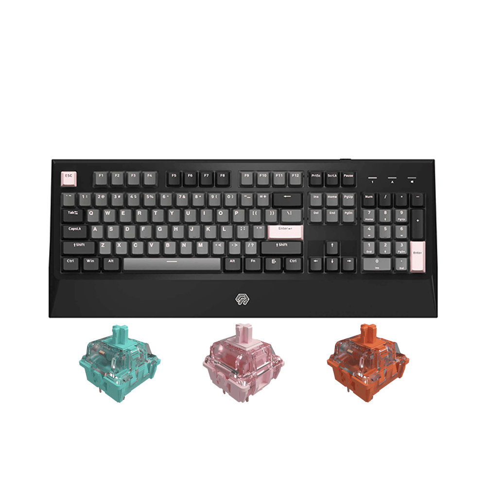 Bàn phím cơ Mojike GK1 Black Pink