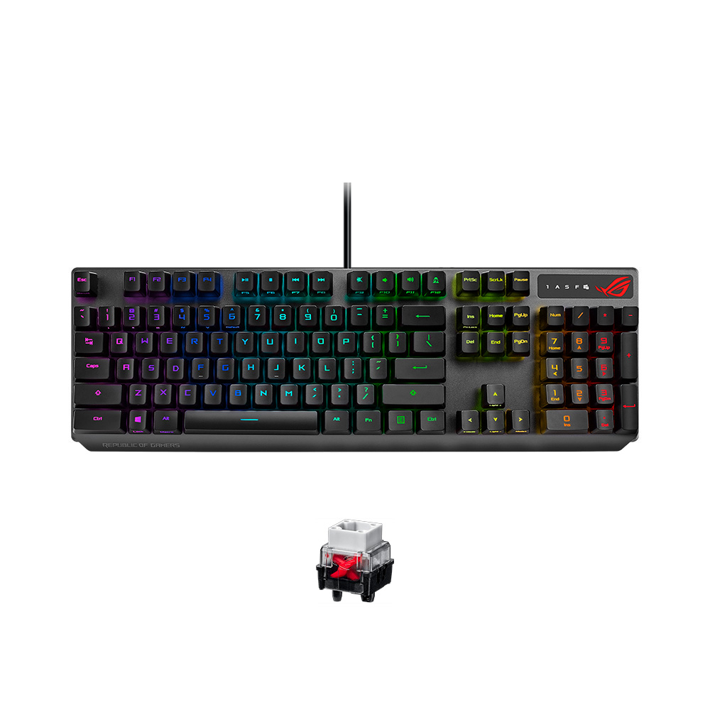 Bàn phím cơ ASUS ROG STRIX Scope RX (ROG RX Sw) 90MP0240-BKUA00