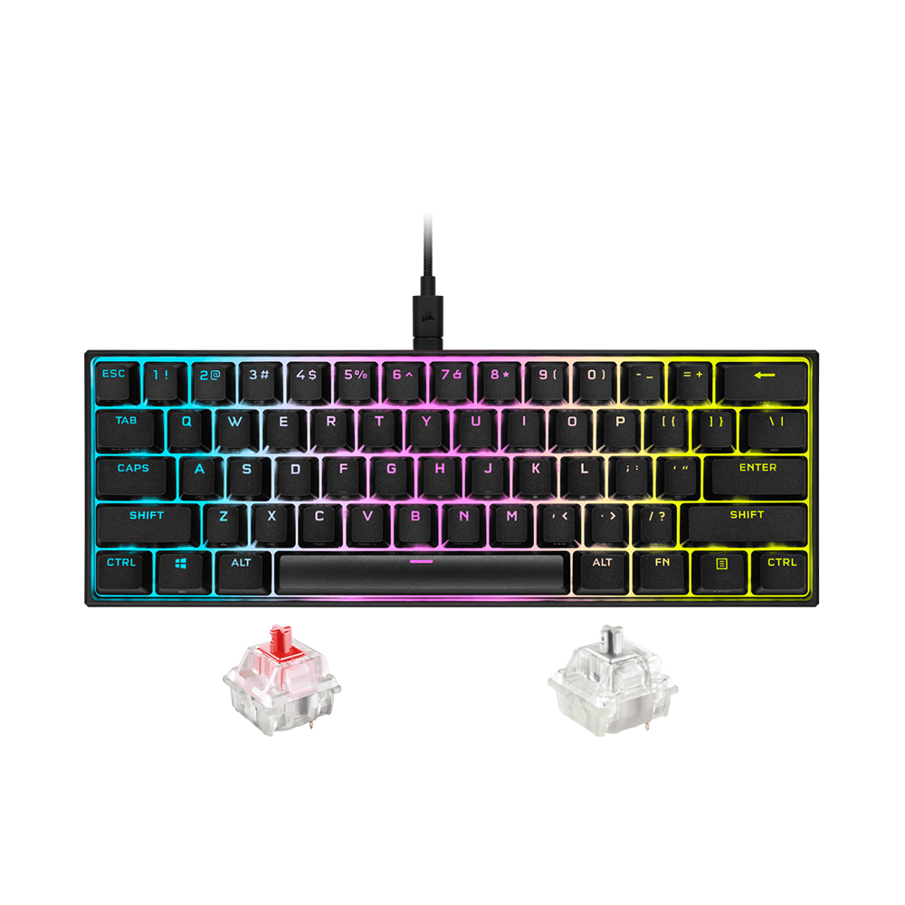 Bàn phím cơ Corsair K65 RGB MINI Mx Red/Mx Speed