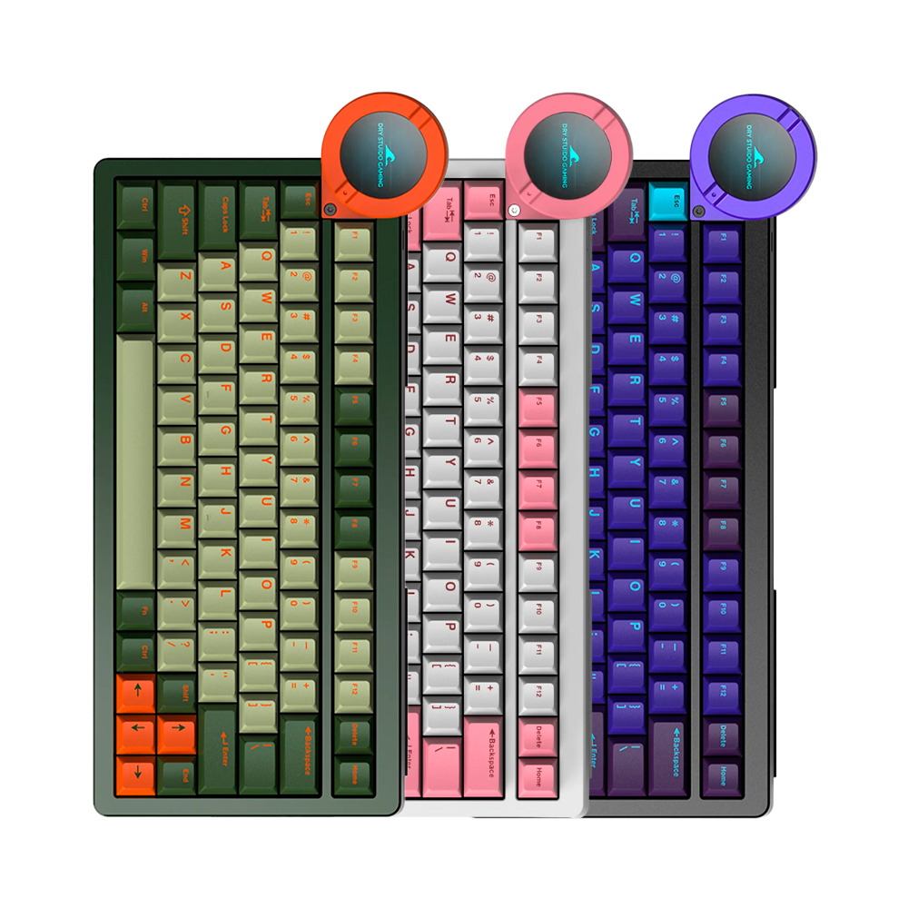Bàn phím cơ Dry Studio Battleye 75 RT LCD RGB Hotswap 8K Rapid Trigger (Magnetic Sw)