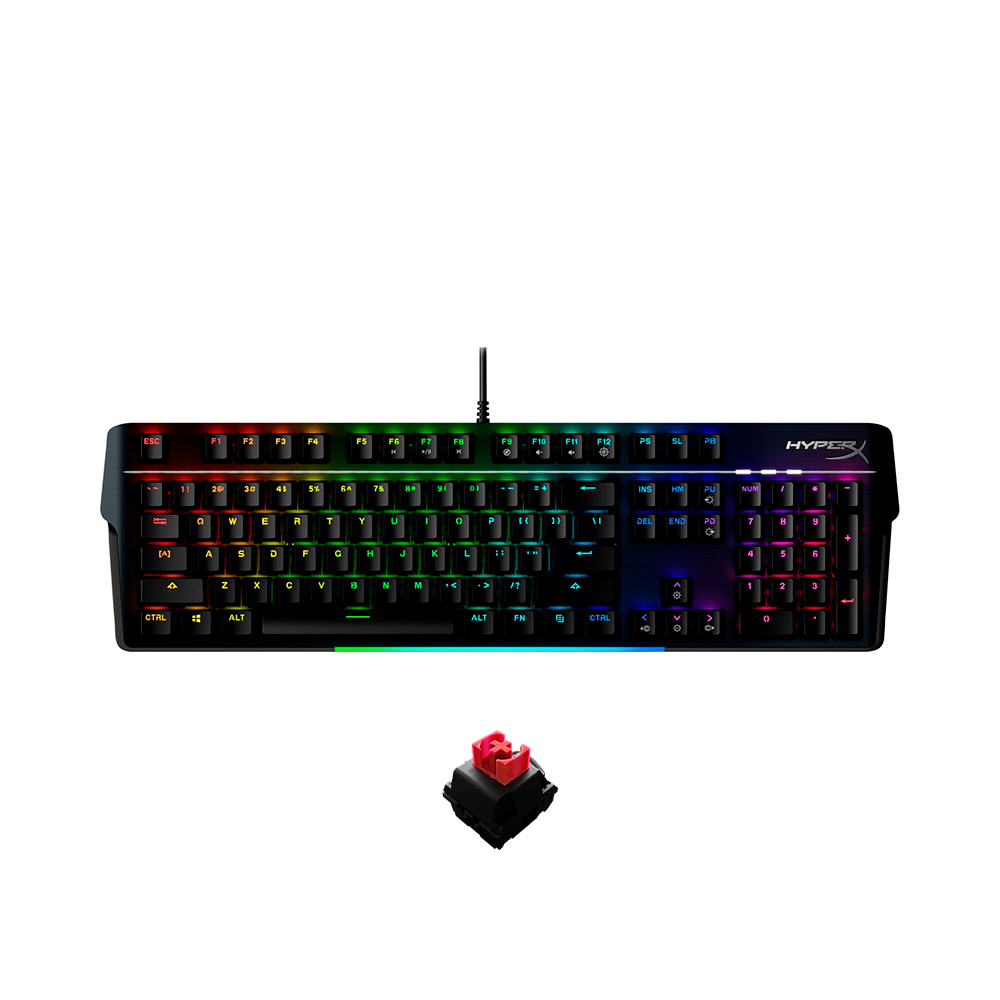 Bàn phím cơ HyperX Alloy MKW100 RGB TTC Red Switch 4P5E1AA